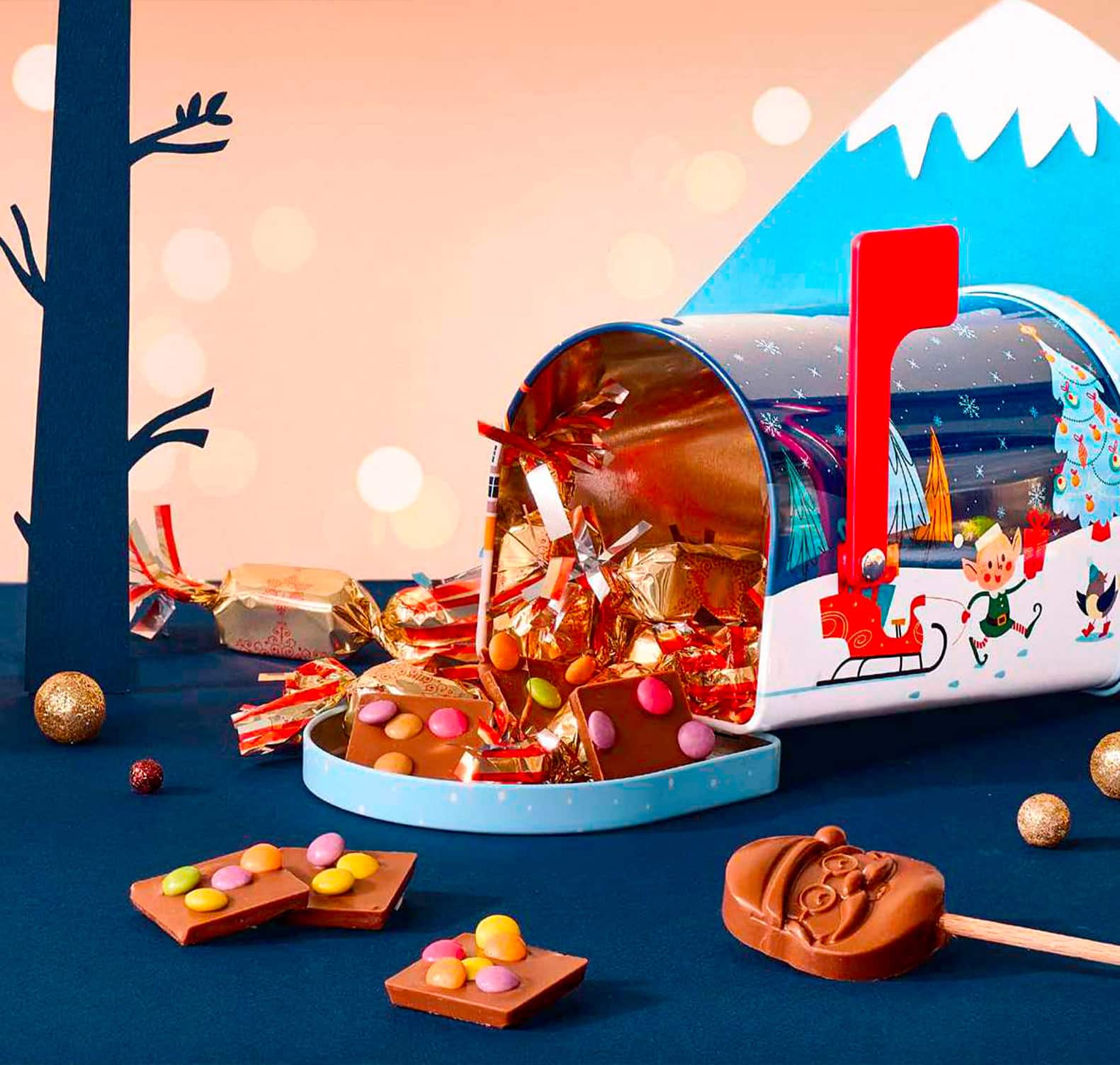 Vente solidaire de chocolats de Noël